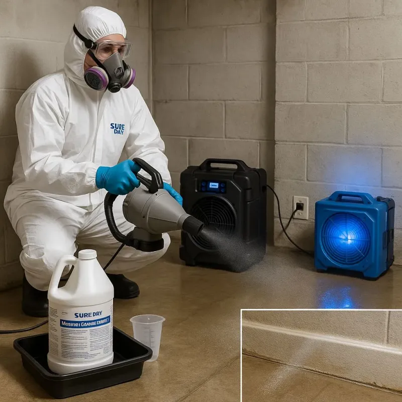 Sanitization and Odor Removal process in Galesburg, MI